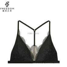 Sexy Bilder von sexy Damen Phantasie Mädchen BH häkeln Spitzen Dreieck Crop Top BH Bralette